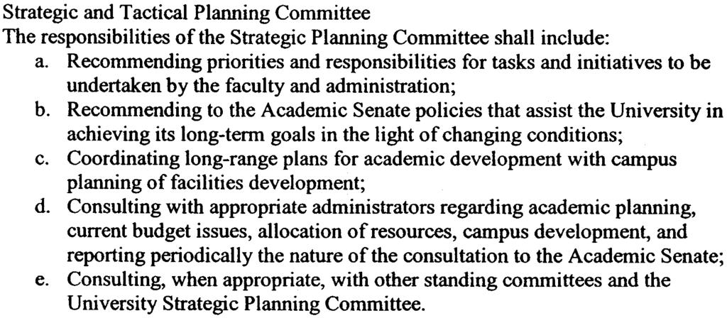 Academic Senate after consultation with affected disciplines, departments and/or programs; Responsibility for the University Catalog and Class Schedule statements on General Education, including