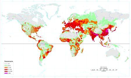 B. Where People Live 1. The Earth s population is not evenly distributed. 2.