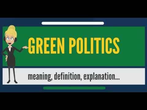 Ecopolitics Defined: An approach to politics that