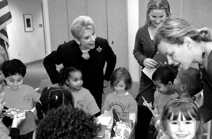 Comptroller Topinka and her staff donated school supplies to children at the State of Illinois Child Development Center in October 2012.