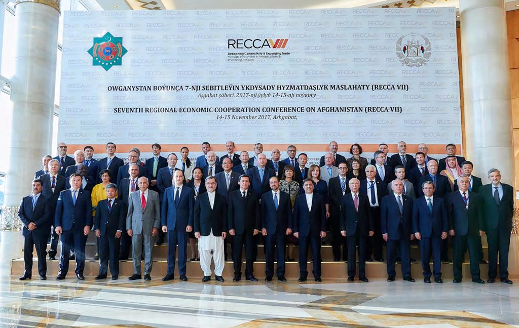 RECCA Major Events & Meetings 2017-2018 15 NOVEMBER 2017 Ashgabat, Turkmenistan RECCA-VII Ministerial Meeting 15 NOVEMBER 2017 Ashgabat, Turkmenistan