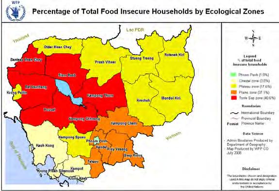 (Source) Cambodia s Leading Independent Development Policy Research Institute, Impact of High Food Prices in Cambodia (2008), p.
