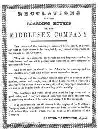 Handbook to Lowell Dewey This is the rules and regulations that employes of the Lowell Company should Know REGULATIONS TO BE OBSERVED by all persons employed in the factories of the Hamilton