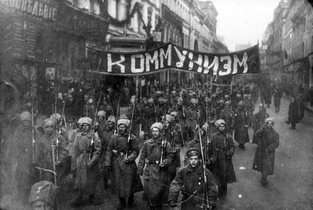 The October Revolution Armed soldiers