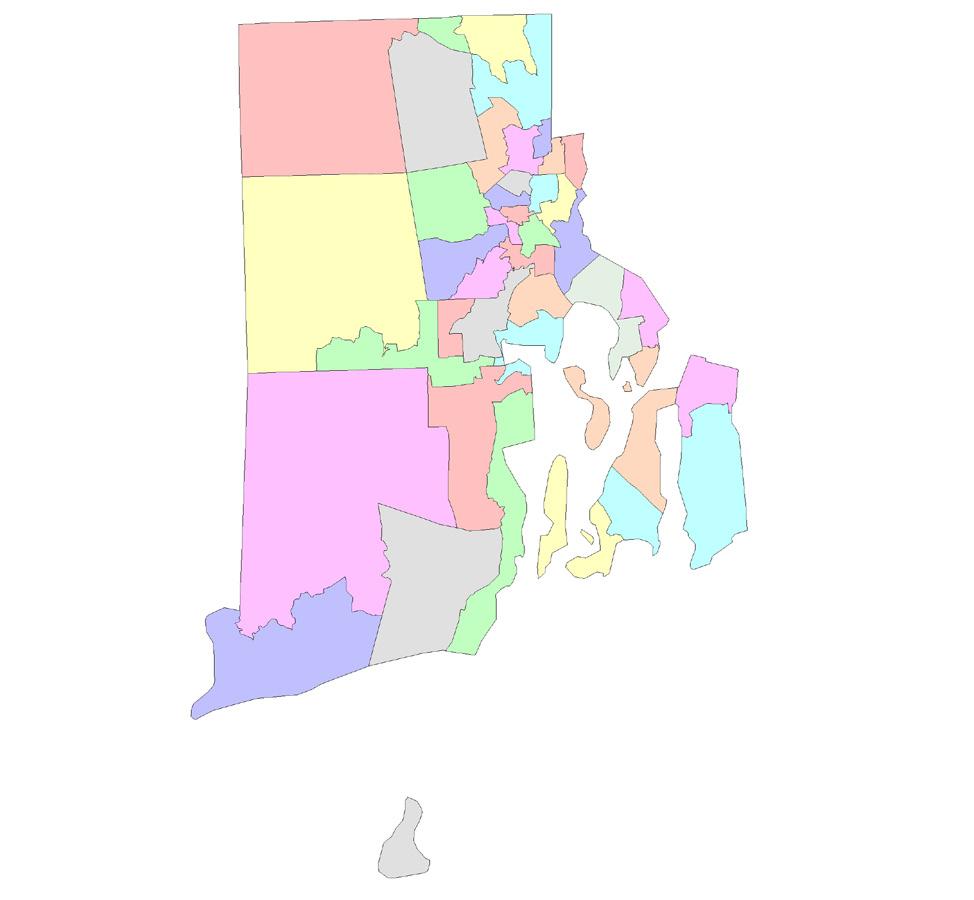 Rhode Island Legislative redistricting is controlled by the legislature and governor, although no specific power is enumerated in the constitution.