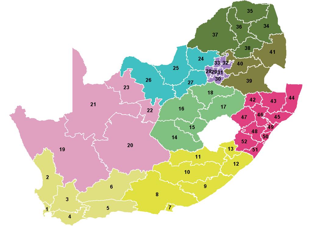 Data and Methods Research design Bilateral (origin-destination) flows Inter-district migration 52 districts