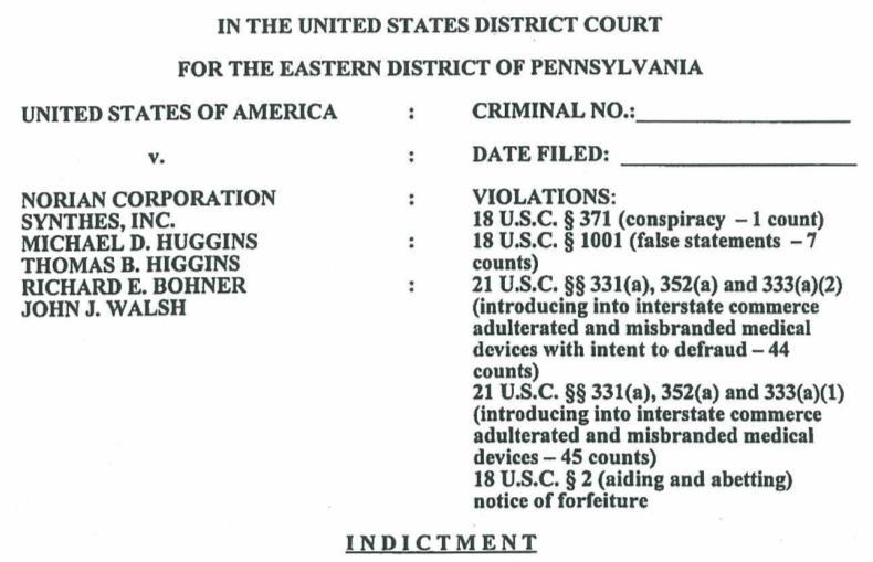 Synthes Indictment 23