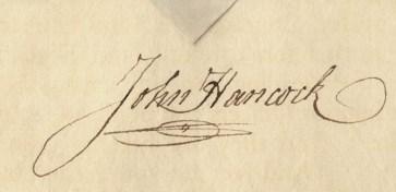 in Boston signed his name so