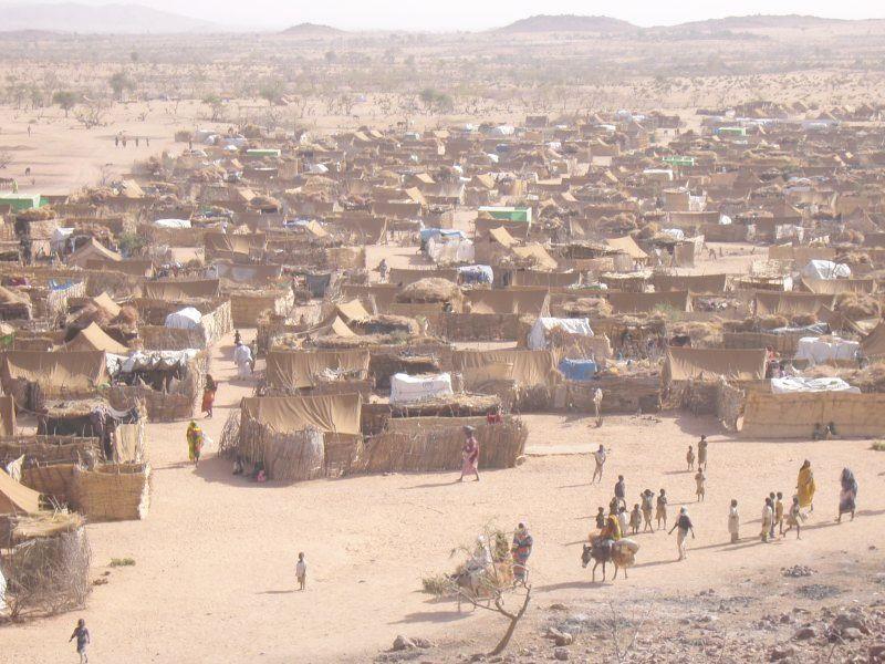 Refugee Camp in Chad Some 200,000 people
