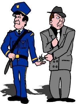 Bribery Blackmail When you pay an official to misuse his or her official powers.