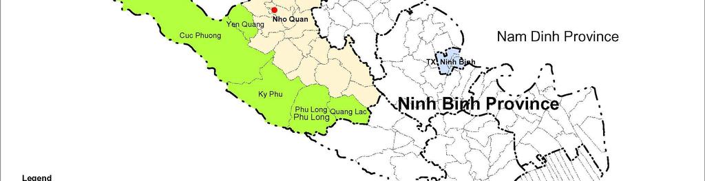 47 5,449 4,122 1 Communes with over 1,000 ethnic minority population 1,327 11 The above table shows that the large majority of the ethnic minority population, mainly Muong, are found in six communes;