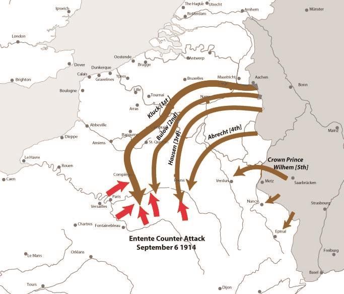 Things Don t Go According to The Plan Schlieffen s Gamble Fails The Battle of the Marne Ends the German Advance The Western Front