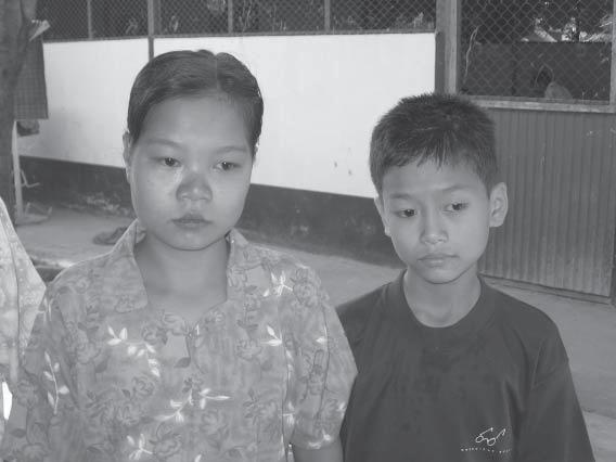 HEALTH Brave heart t battles on Khin Win Myint,16, lives in Kya- Inn township in Burma. All her life she suffered ill health. She was born without an anus and with a serious heart problem.