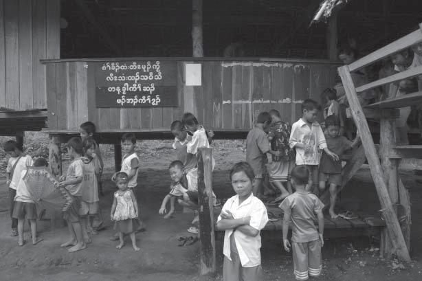 In the future if we can create the opportunity for them to have a higher education in Karen State the cost of their studies will decrease.
