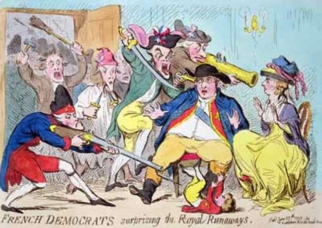 Louis XVI attempts to flee the Austrian Netherlands.