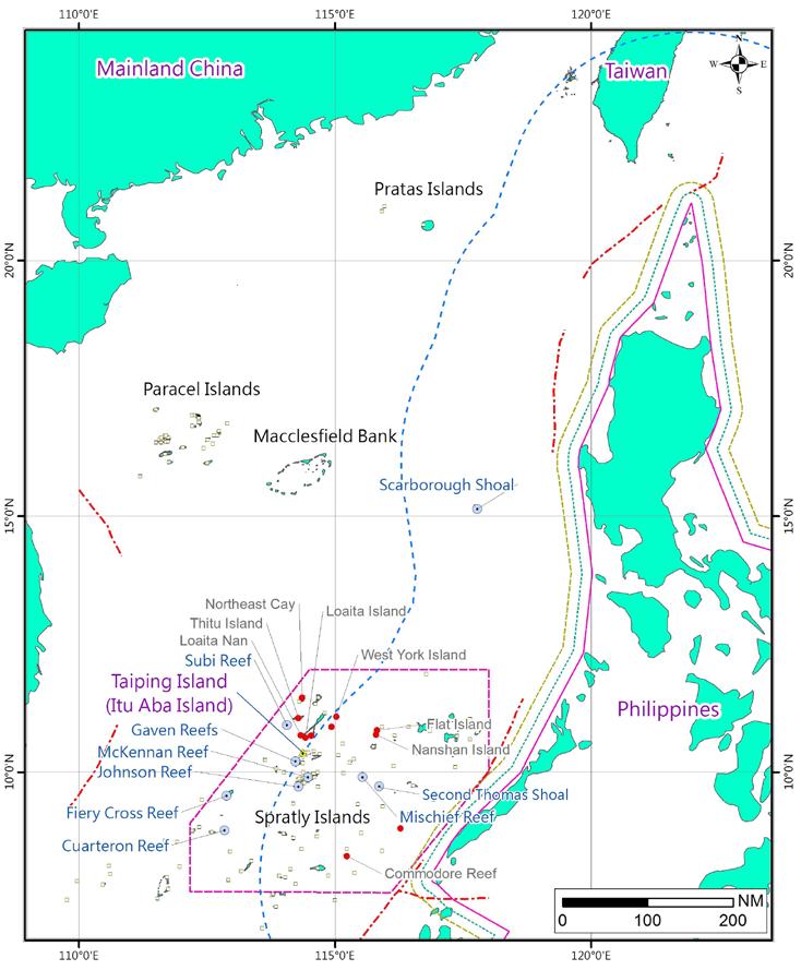 228 China Oceans Law Review (Vol. 2015 No. 1) the Spratly Islands Group, occurred in the territorial water of Scarborough Shoal.