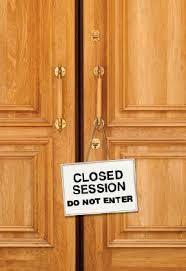 Closed Session Must be in open session before you can go to closed session Requires 2/3