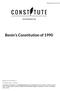 Benin's Constitution of 1990
