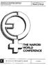 THE NAIROBI WORLD CONFERENCE. SUPPLEMENT No. 24 to Women of Europe. 200 rue de Ia Loi D 1049 Brussels D Tel X/154/86-EN