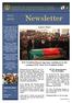 Newsletter. March Latest News. H.E. President Karzai expresses condolences on the passing of H.E. First Vice-President Fahim. Inside this issue: