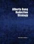 Alberta Gang Reduction Strategy