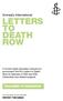 LETTERS TO DEATH ROW. Amnesty International