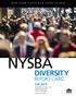 NEW YORK STATE BAR ASSOCIATION NYSBA DIVERSITY REPORT CARD