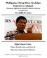 Philippine Drug War: Rodrigo Duterte s Cabinet