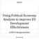 Using Political Economy Analysis to improve EU Development Effectiveness