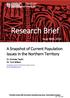A Snapshot of Current Population Issues in the Northern Territory