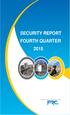 SECURITY REPORT FOURTH QUARTER 2015