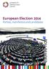 democratic union European Election 2014 Parties, manifestos and candidates PDU READER