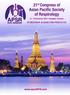 12-15 November 2016 Bangkok, Thailand SPONSORSHIP & EXHIBITION PROSPECTUS