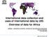 International data collection and uses of international data by UIS: Overview of data for Africa