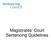 Magistrates Court Sentencing Guidelines