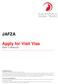 JAFZA. Apply for Visit Visa. User s Manual