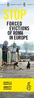 stop FoRced evictions in europe housing is a human Right