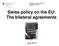 Swiss policy on the EU: The bilateral agreements