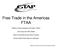 Free Trade in the Americas FTAA