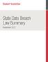 State Data Breach Law Summary. November 2017