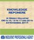 KNOWLEDGE REPONERE. (A Weekly Bulletin) (06 to 10, 13 to 17 and 20 to 24 November, 2017)