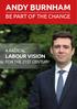 ANDY BURNHAM BE PART OF THE CHANGE A RADICAL LABOUR VISION FOR THE 21ST CENTURY