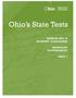 Ohio s State Tests ANSWER KEY & SCORING GUIDELINES AMERICAN GOVERNMENT PART 1