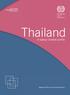 Thailand. A labour market profile. Regional Office for Asia and the Pacific