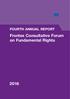 FOURTH ANNUAL REPORT. Frontex Consultative Forum on Fundamental Rights