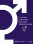 Canadian Experience in Gender Mainstreaming