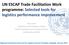 UN ESCAP Trade Facilitation Work programme: Selected tools for logistics performance improvement