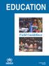 EDUCATION. Field Guidelines. February 2003 Geneva