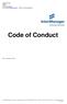 Code of Conduct. 12 Brisbane Street Douglas IM1 3JJ Tel: Date : December 15, 2007