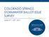 COLORADO SPRINGS STORMWATER BALLOT ISSUE SURVEY. June 27 th 29 th, 2017